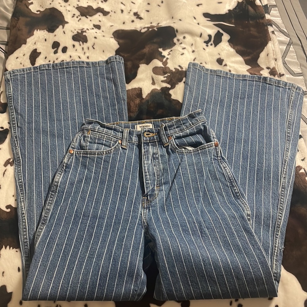 Wrangler striped flare pants
